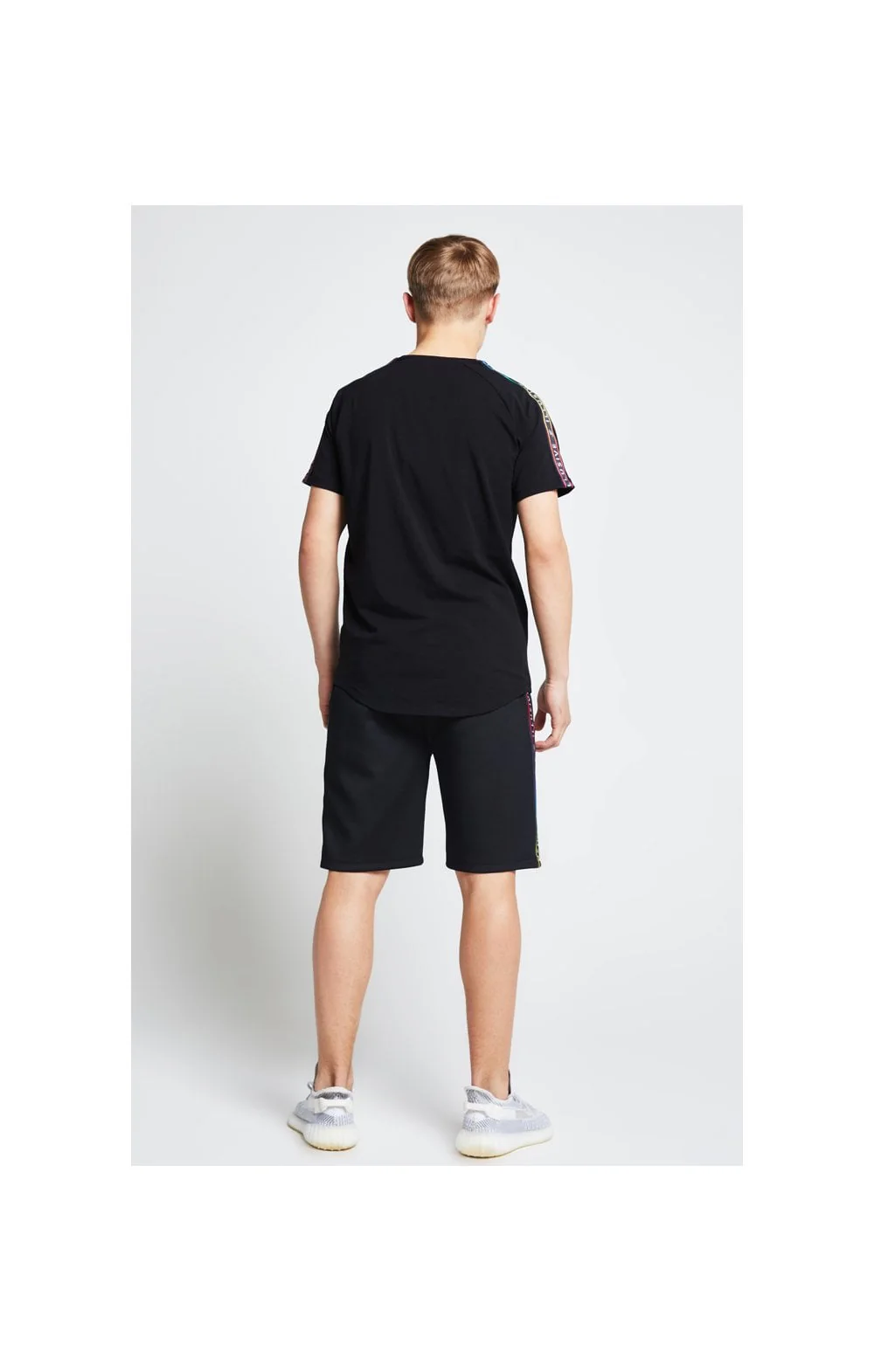 Illusive London Taped Raglan Tee - Black - Image 6
