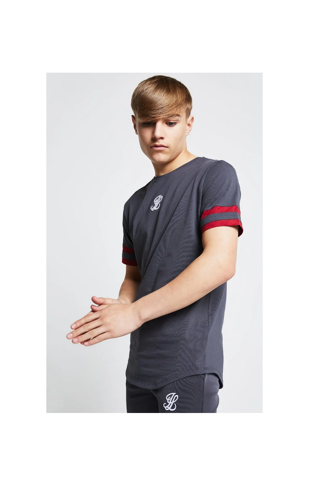Illusive London Tournament Tee – Grey & Pink