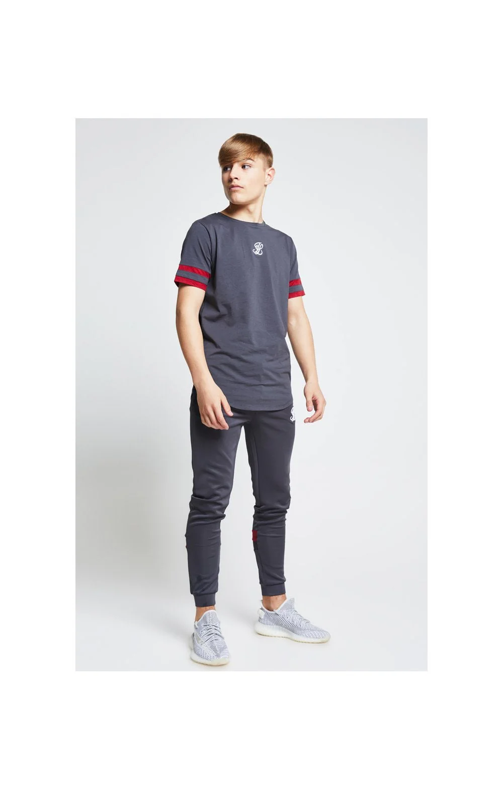 Illusive London Tournament Tee – Grey & Pink - Image 3