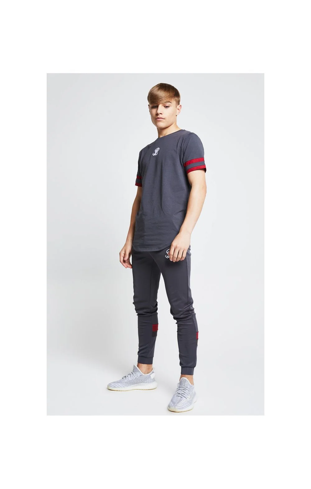 Illusive London Tournament Tee – Grey & Pink - Image 4
