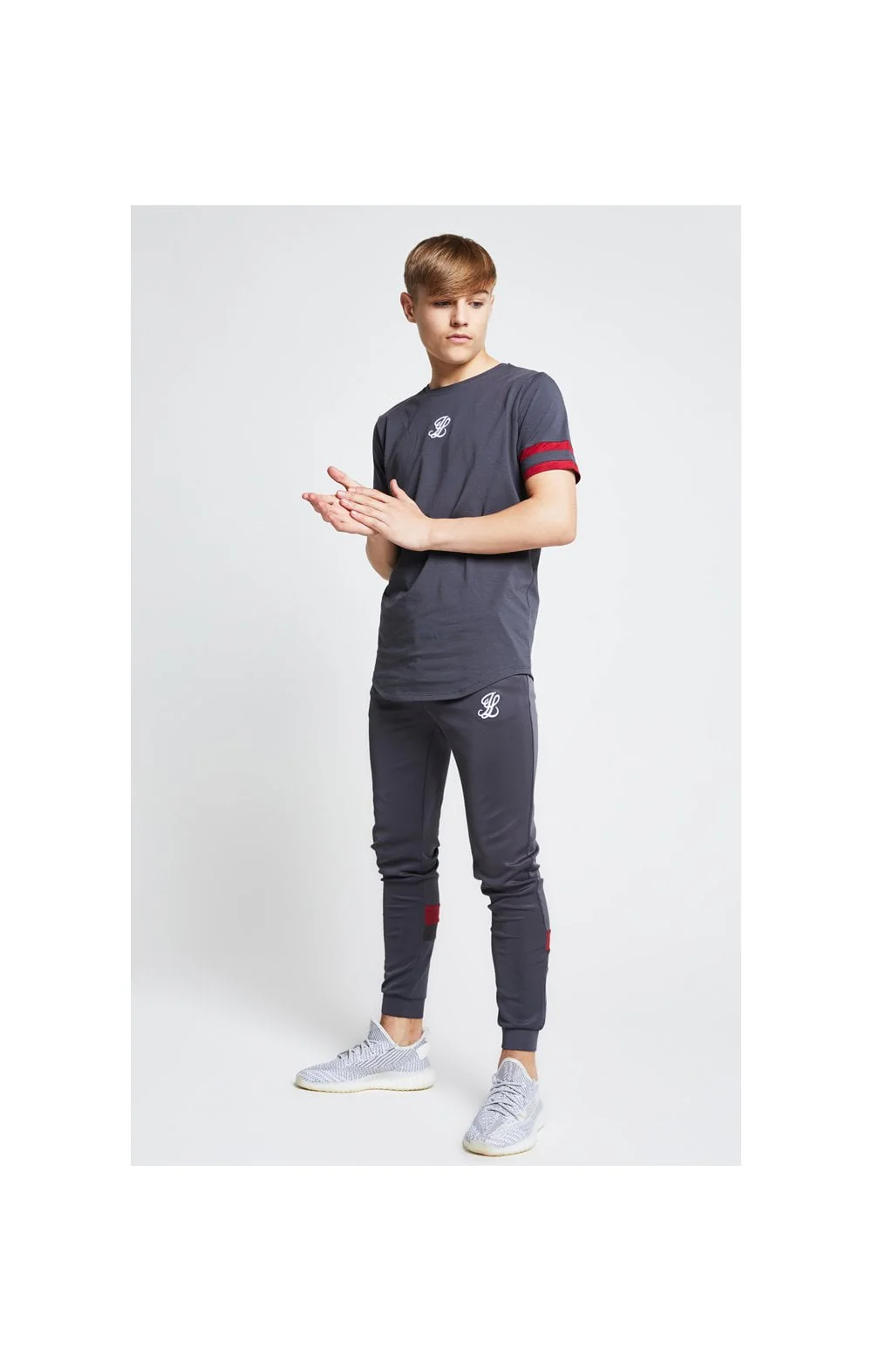 Illusive London Tournament Tee – Grey & Pink - Image 5
