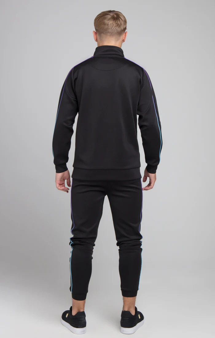 Boys Illusive Black 1/4 Zip Funnel Neck - Image 5