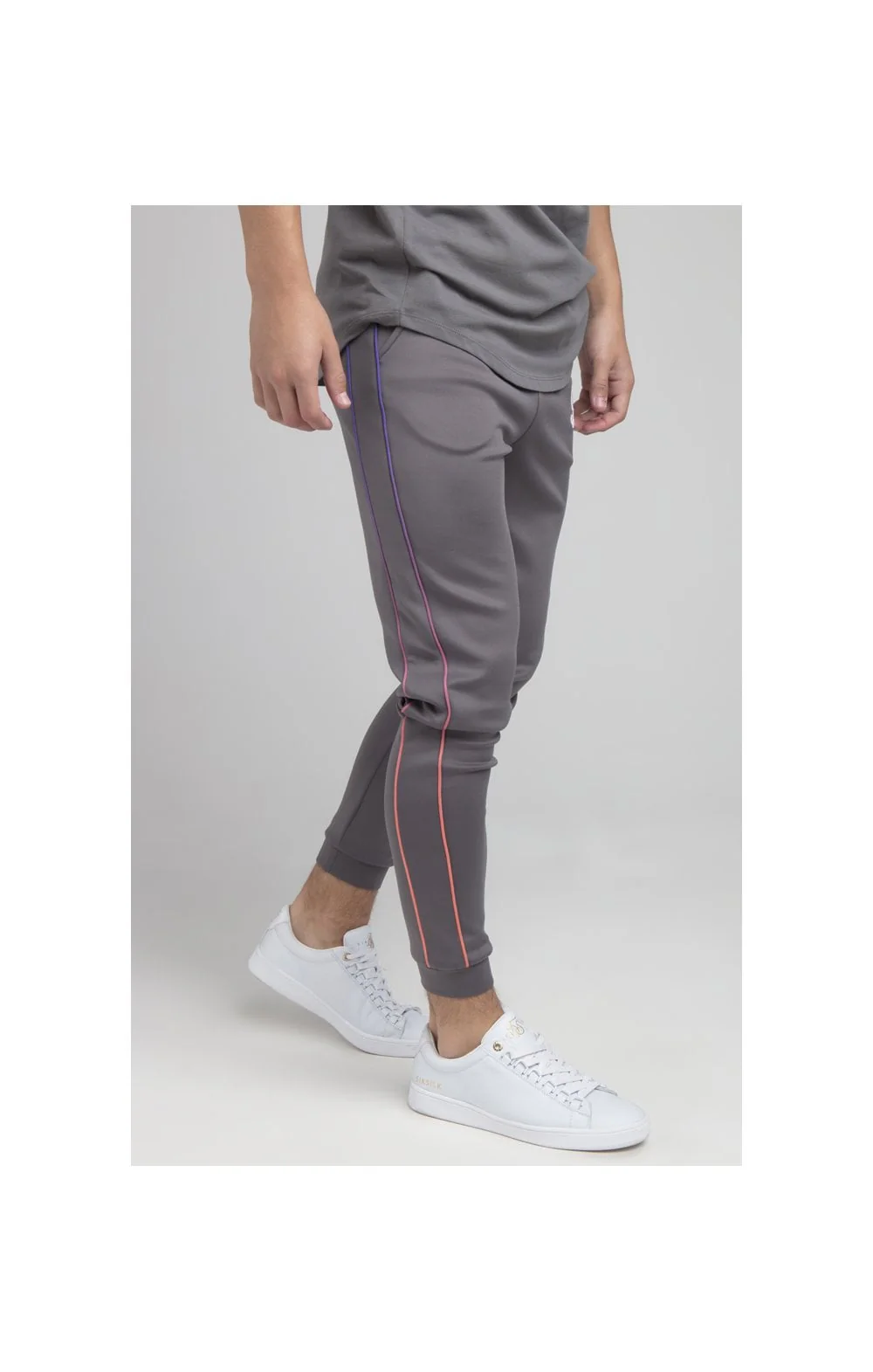 Illusive London Transient Jogger - Grey Purple & Orange - Image 2