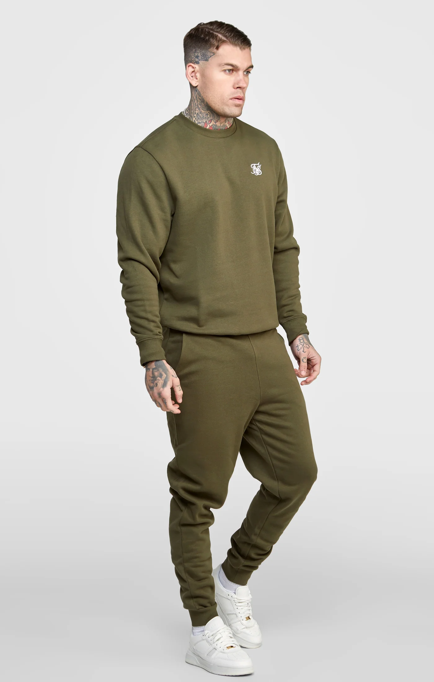 Khaki Essential Cuffed Jogger - Image 3