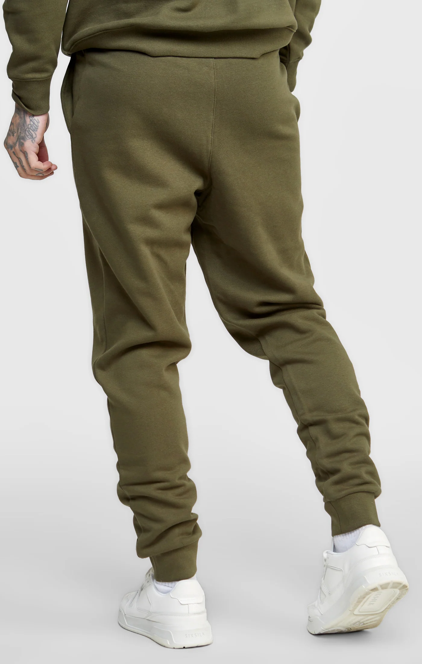 Khaki Essential Cuffed Jogger - Image 4