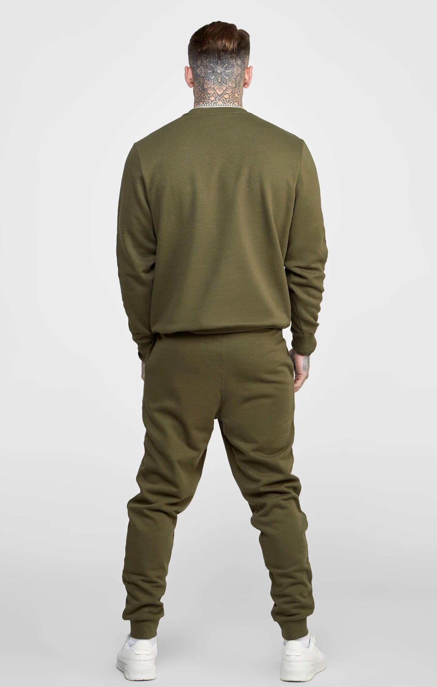 Khaki Essential Cuffed Jogger - Image 5