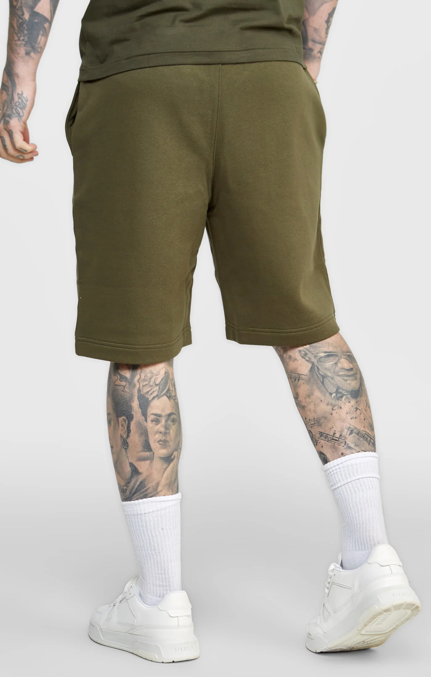 Khaki Essential Fleece Short - Image 2