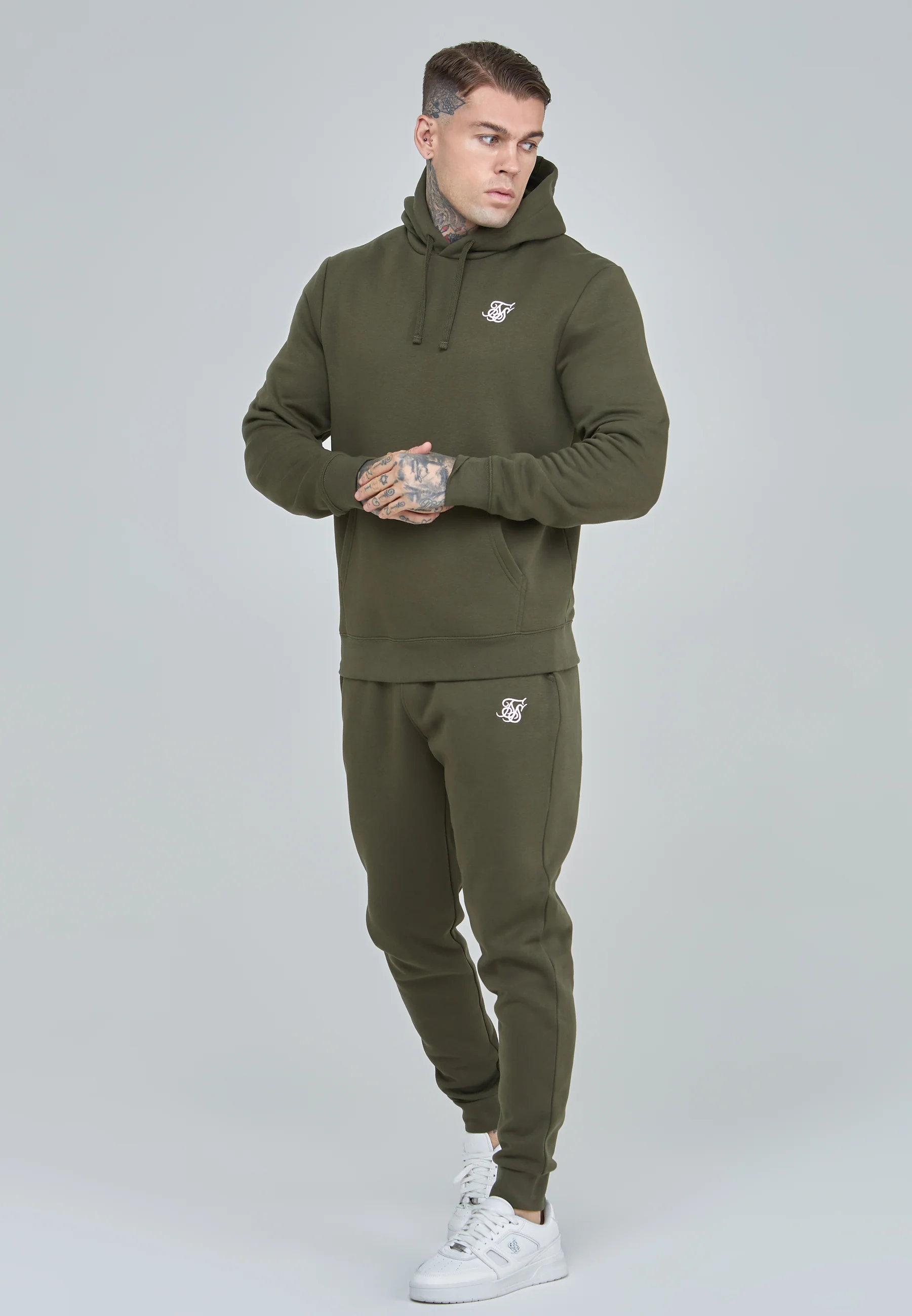 Khaki Essential Overhead Hoodie - Image 4