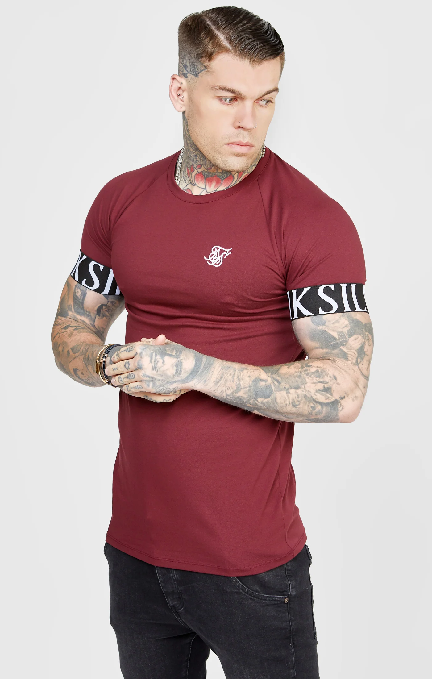 Khaki Twin Pack Muscle Fit Tech T-Shirt - Image 2