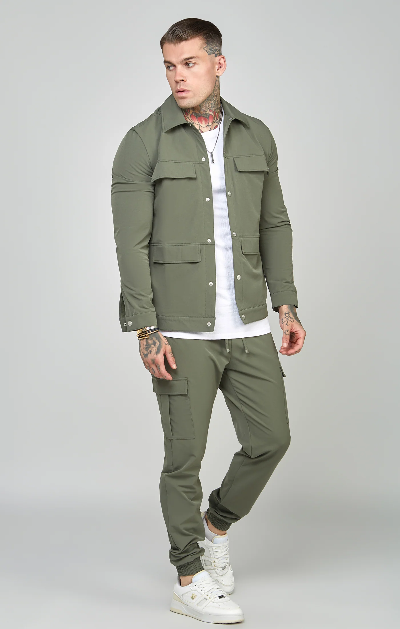 Khaki Utility Cargo Jogger - Image 3
