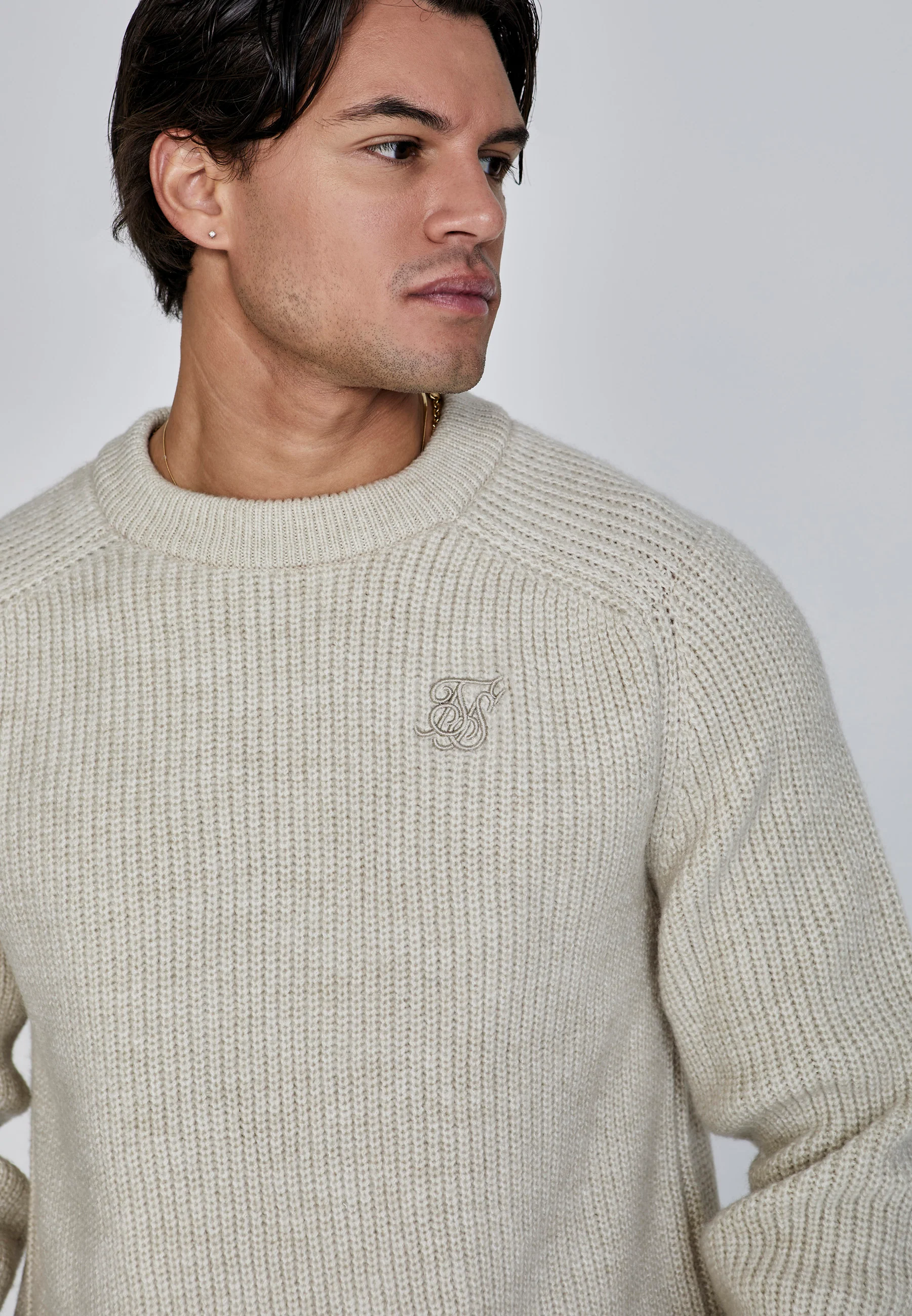 Ecru Knitted Sweater - Image 3