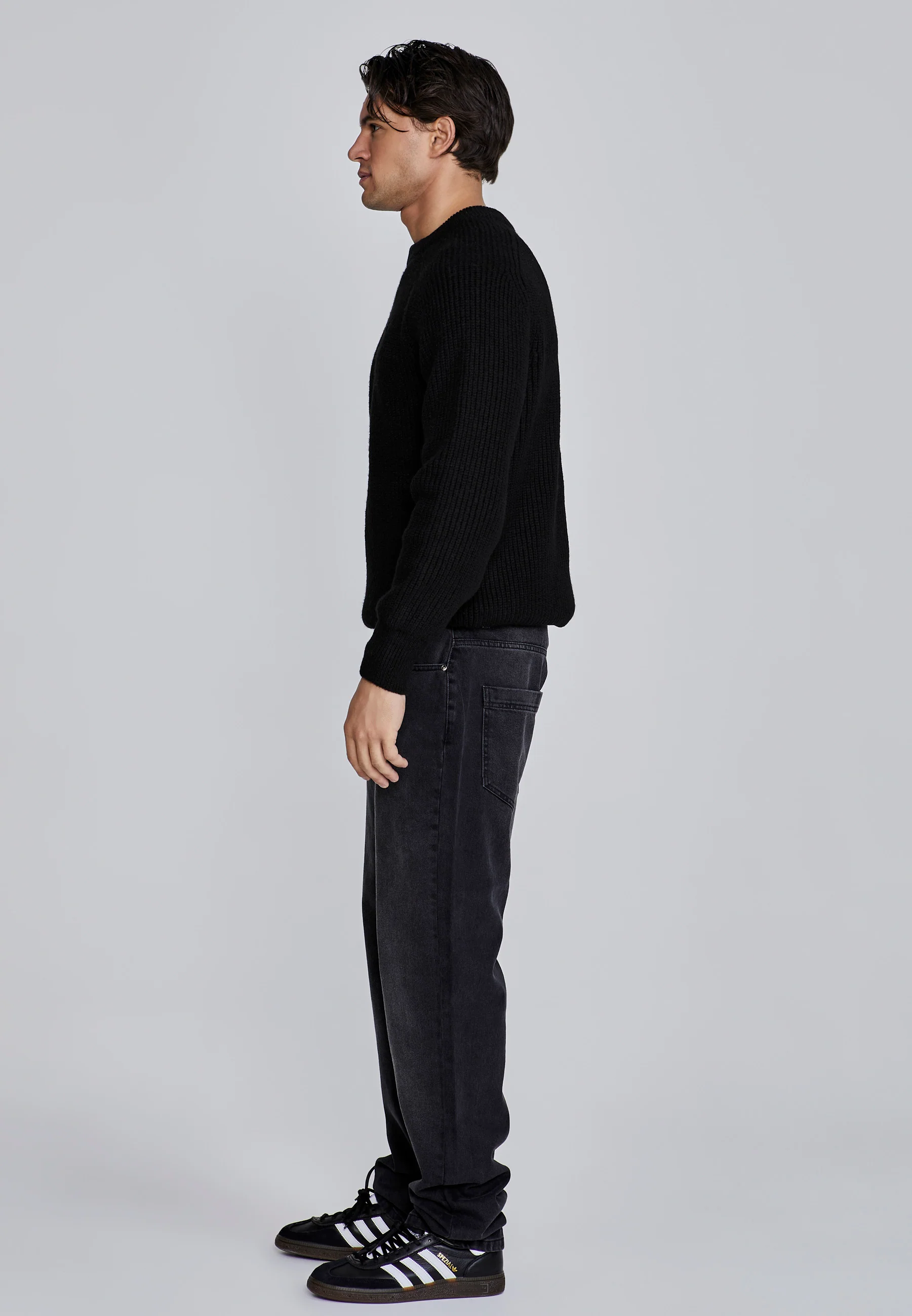 Black Knitted Sweater - Image 4
