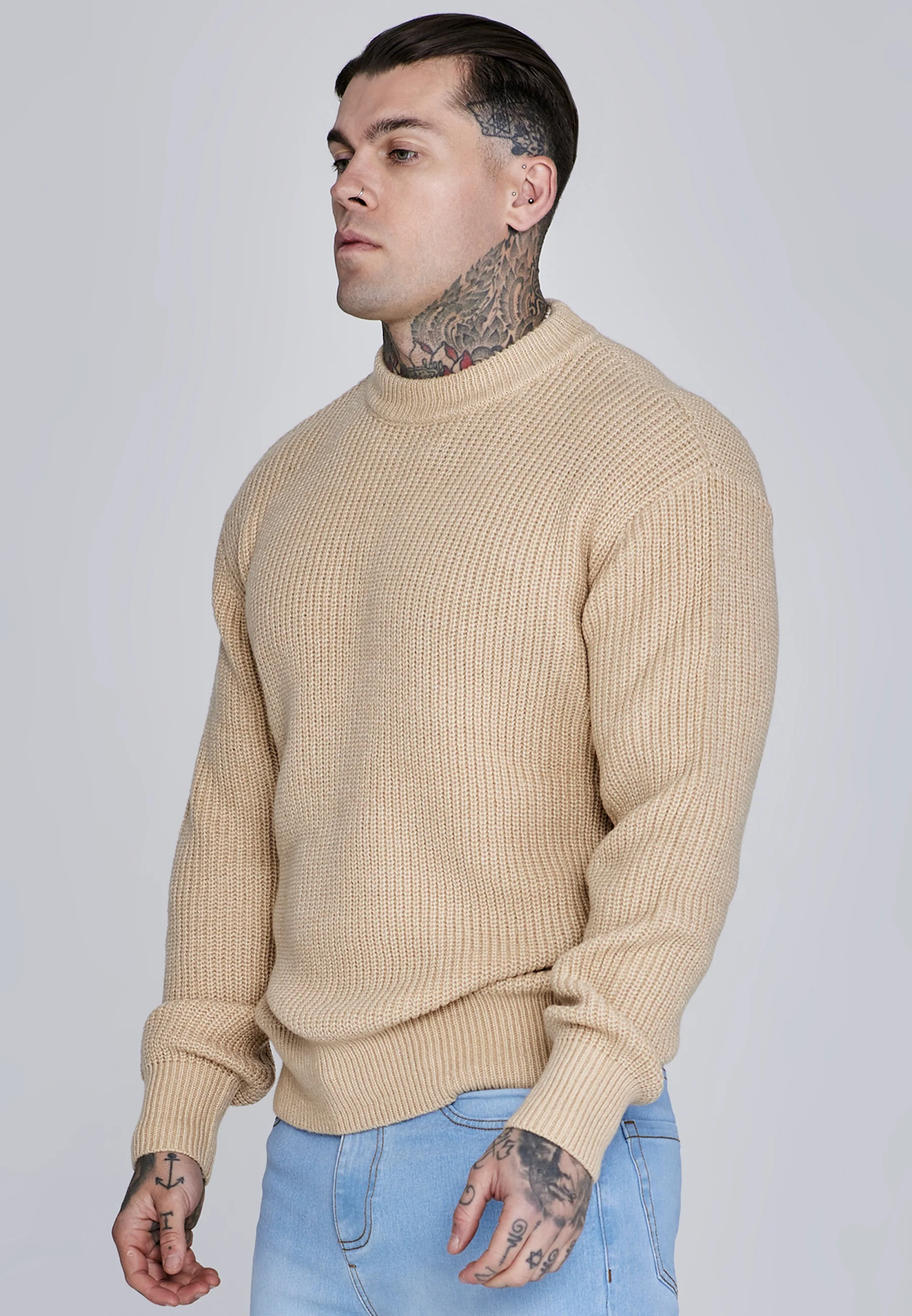 Ecru Knitted Sweater - Image 2