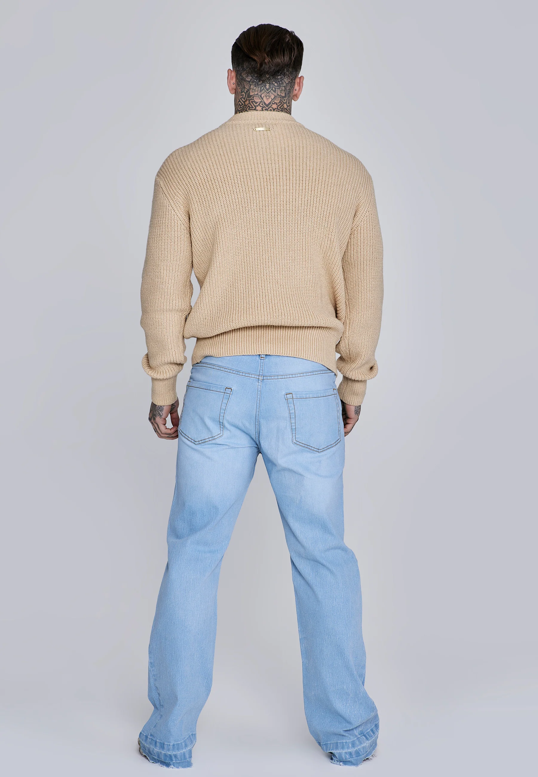 Ecru Knitted Sweater - Image 6