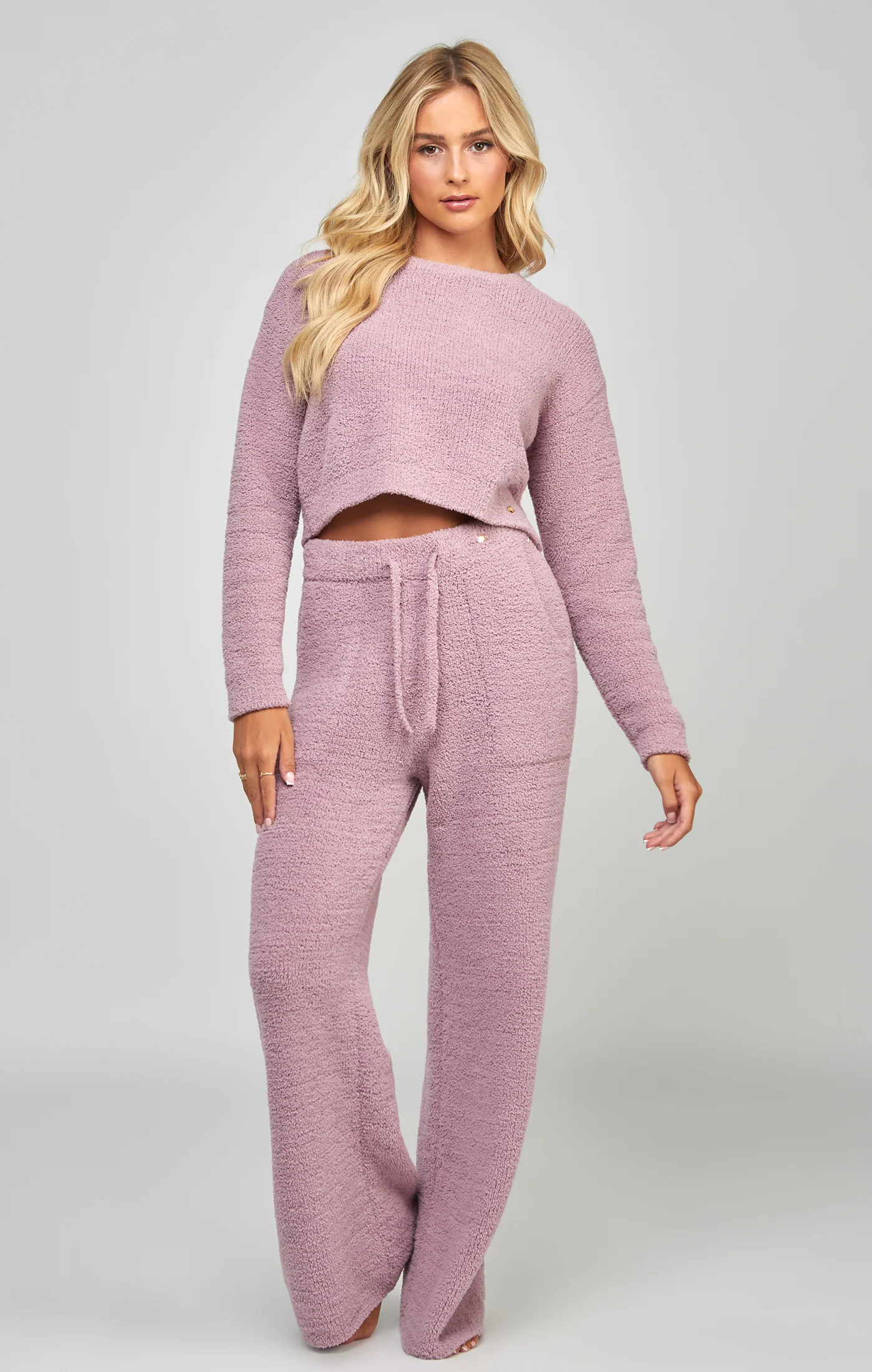 Lavender Wide Leg Lounge Pant - Image 3