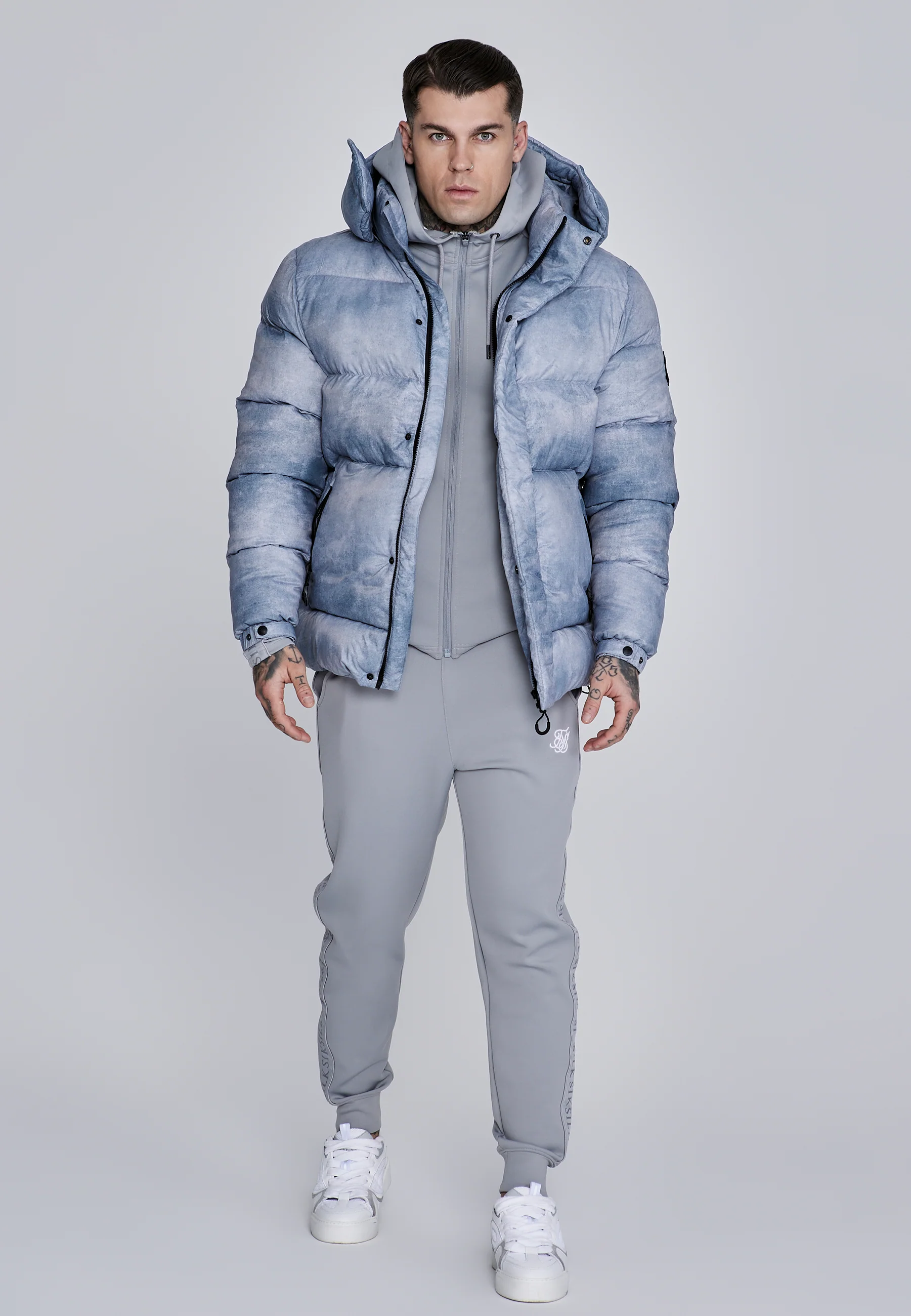 Grey Puffer Jacket - Image 4