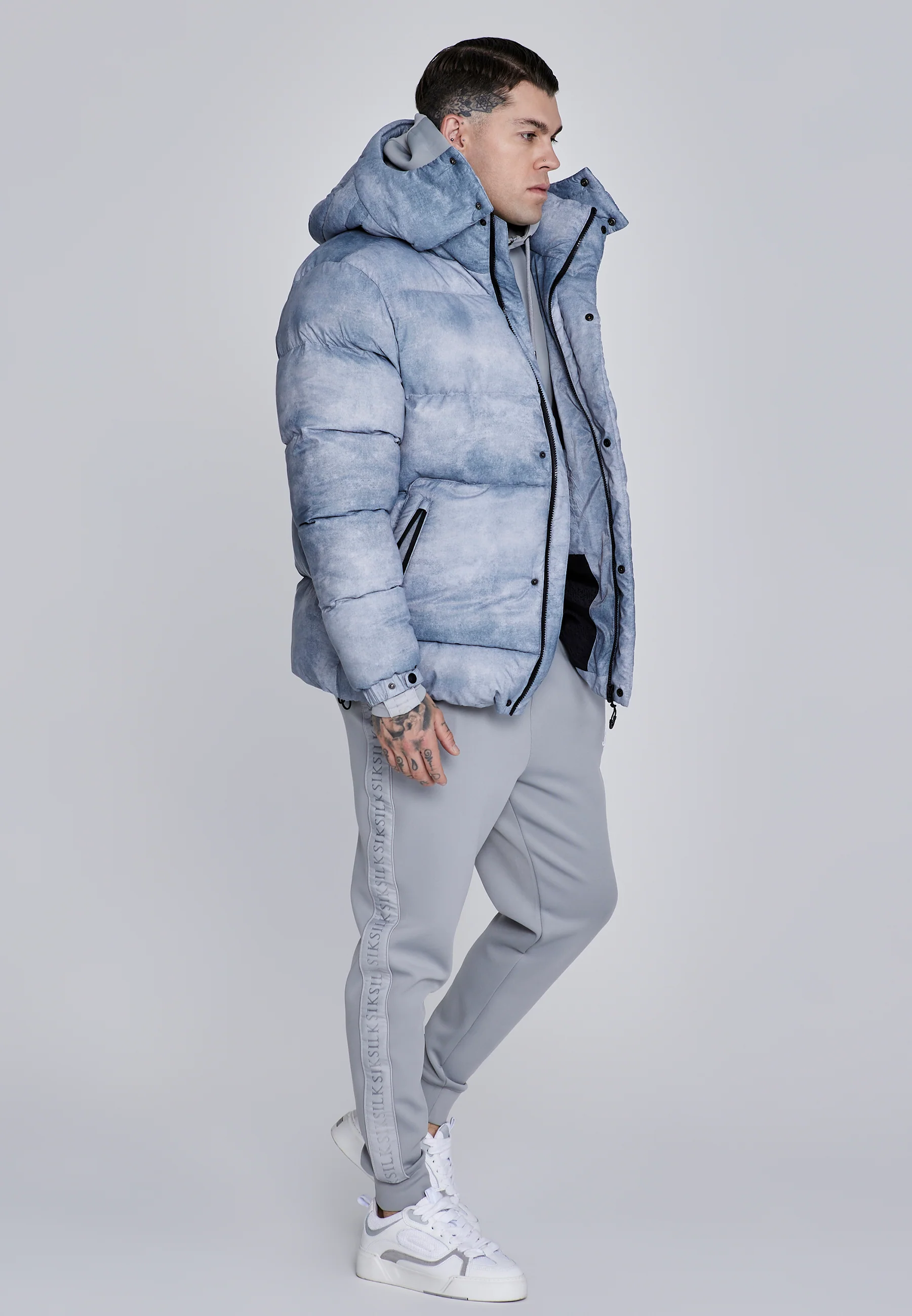 Grey Puffer Jacket - Image 5