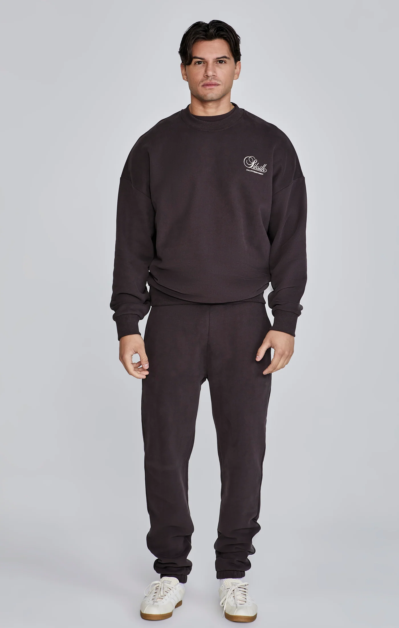 Brown Logo Joggers - Image 2