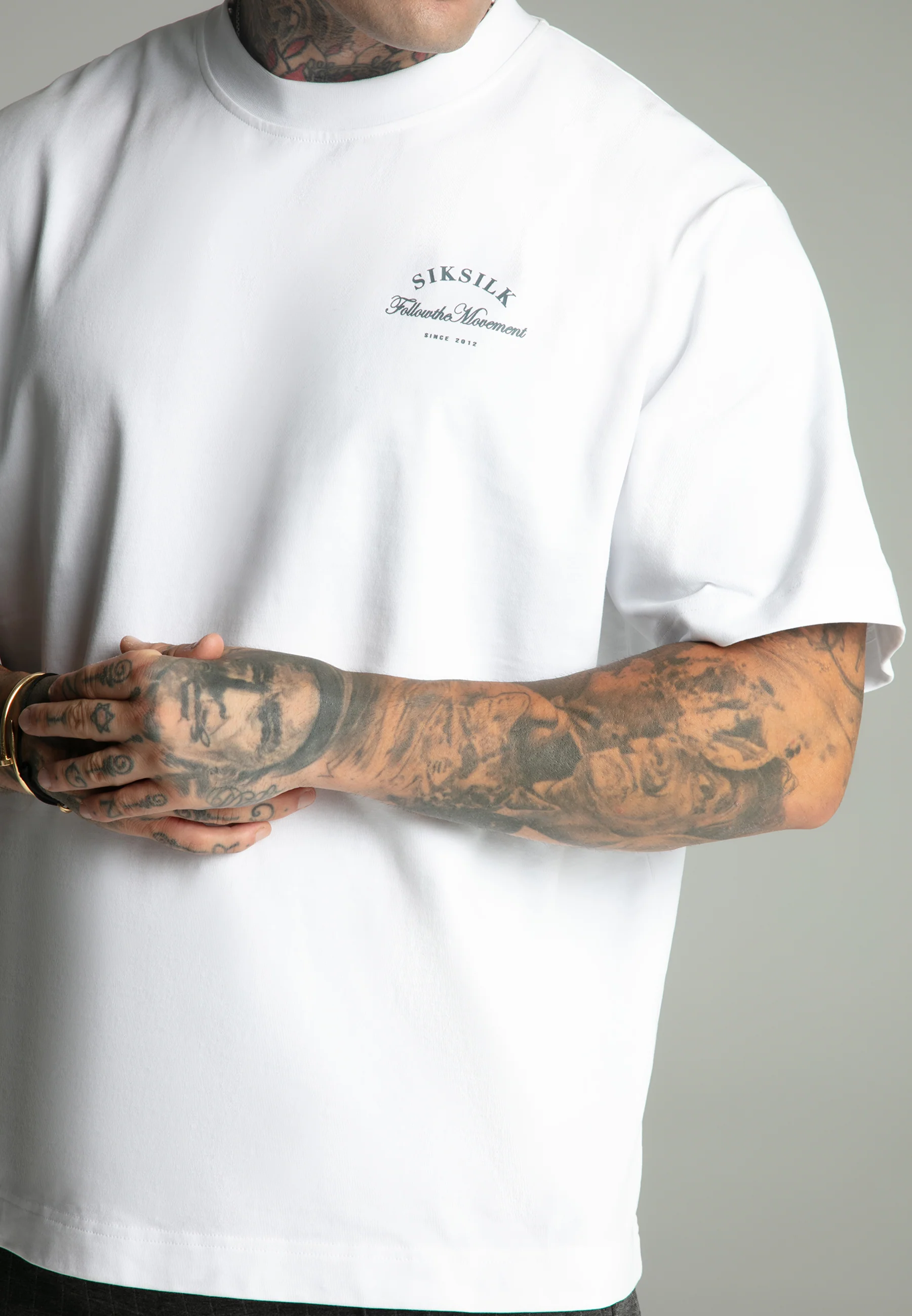 White Logo T-Shirt - Image 3