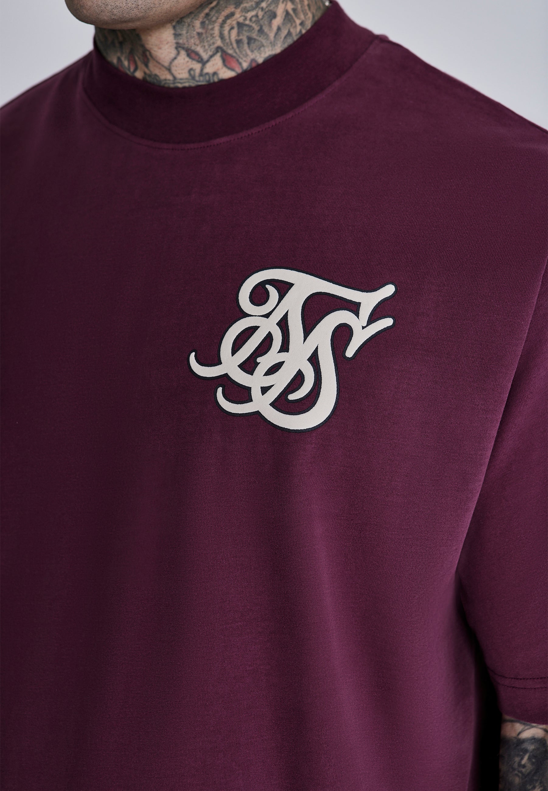 Burgundy Logo T-Shirt - Image 2