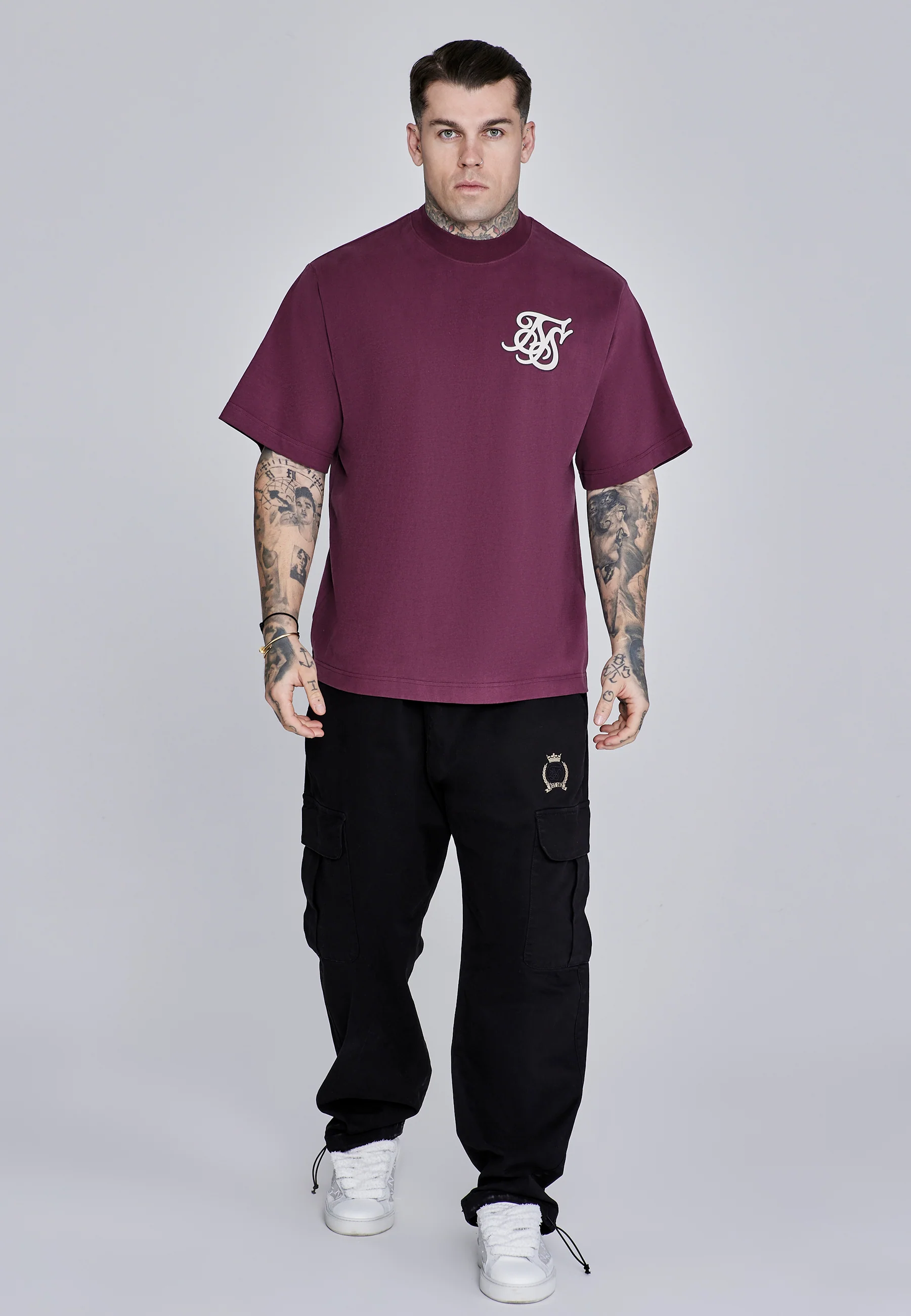 Burgundy Logo T-Shirt - Image 3