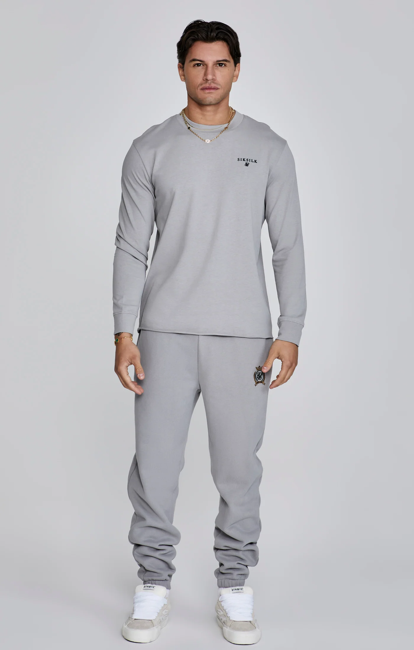 Grey Long Sleeve T-Shirt - Image 2