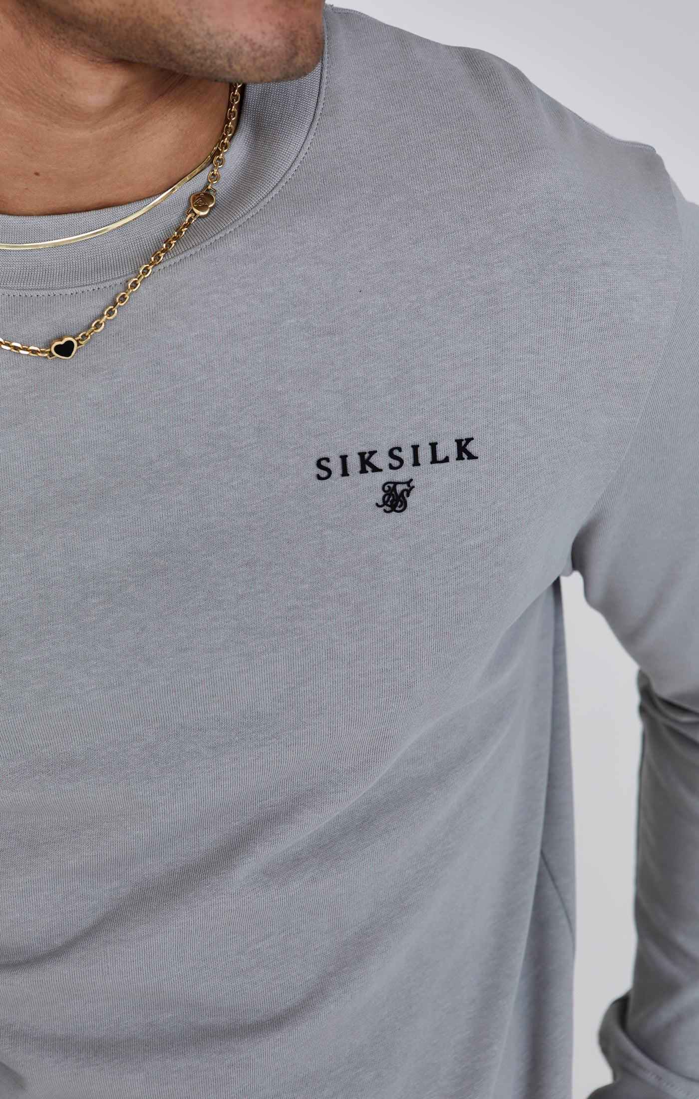 Grey Long Sleeve T-Shirt - Image 3