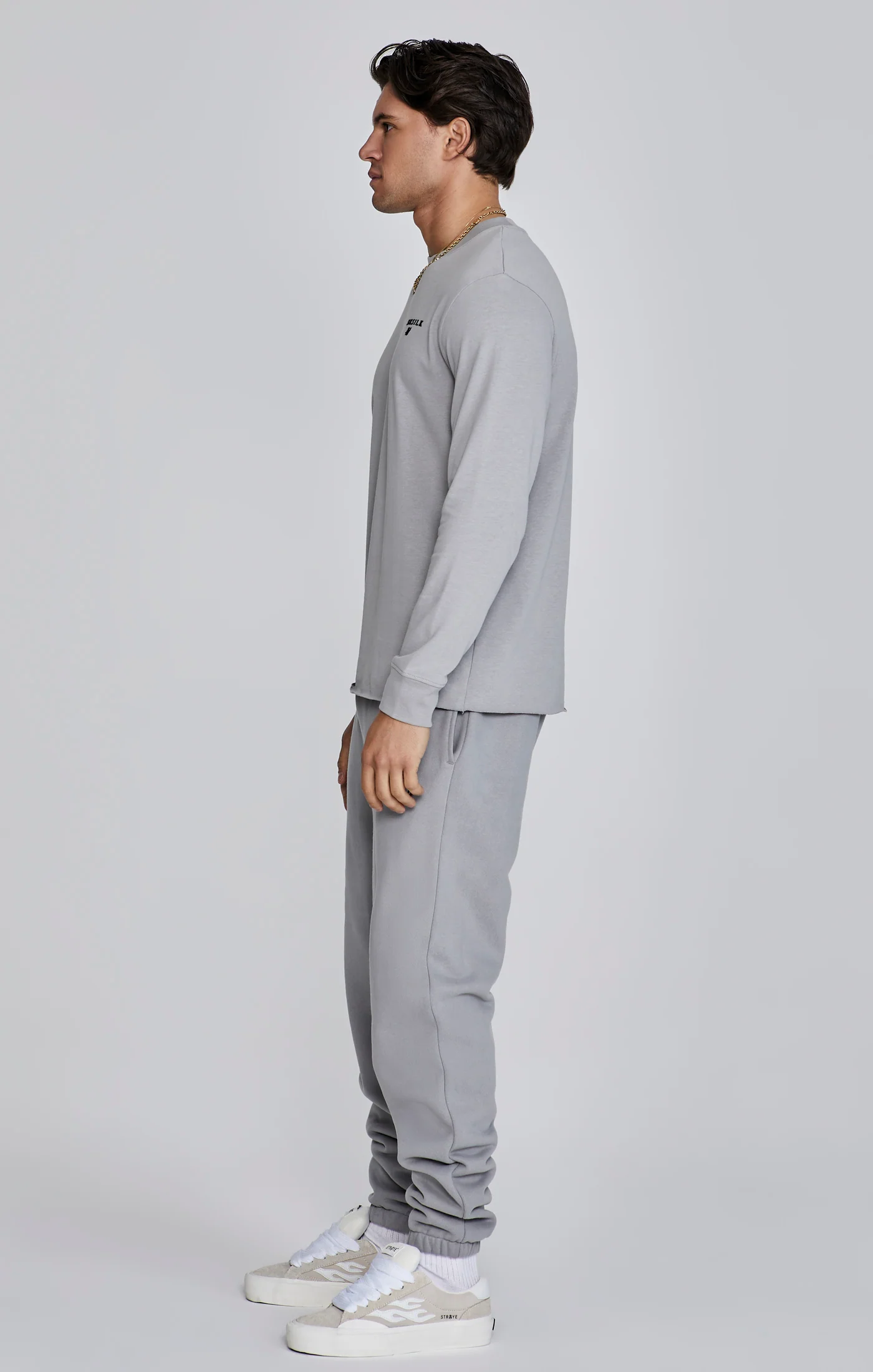 Grey Long Sleeve T-Shirt - Image 4