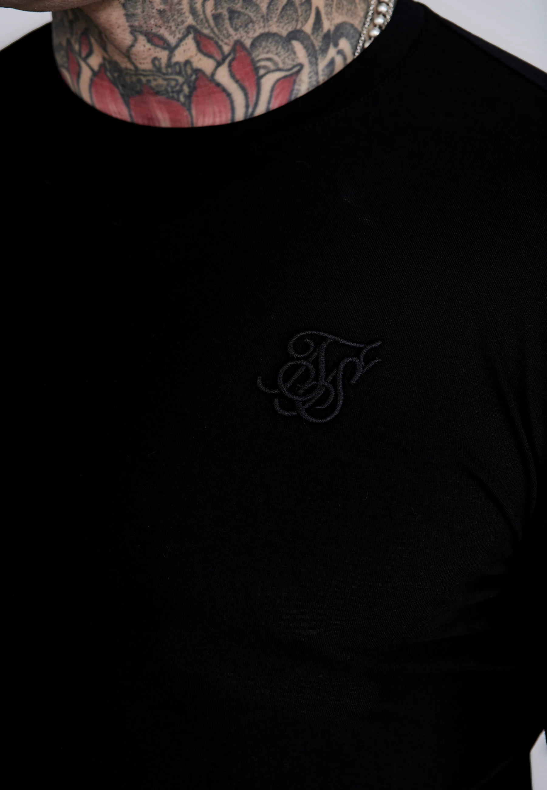 Black Long Sleeve T-Shirt - Image 2