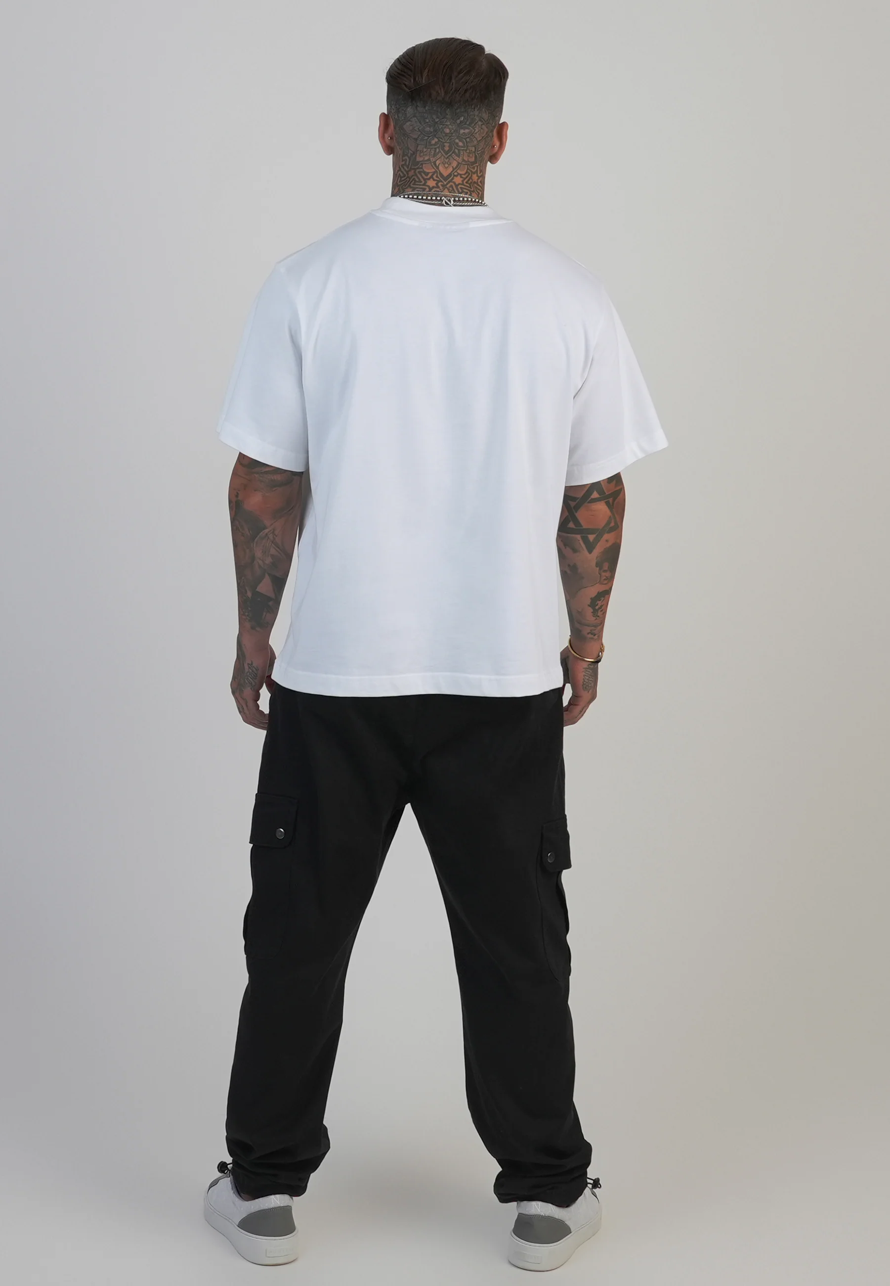 Black Loose Fit Cargos - Image 6