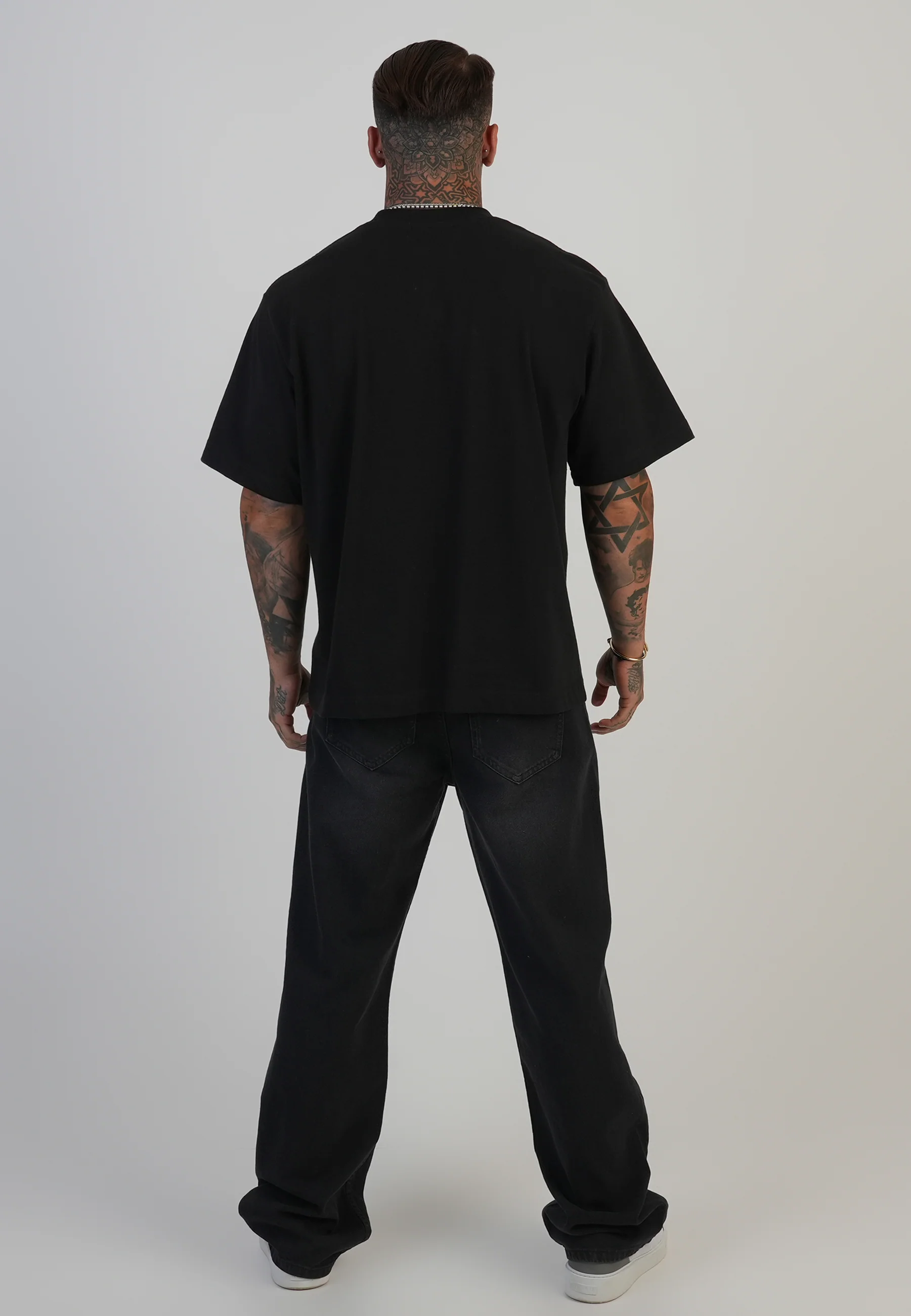 Loose Fit Jeans Washed Black - Image 5