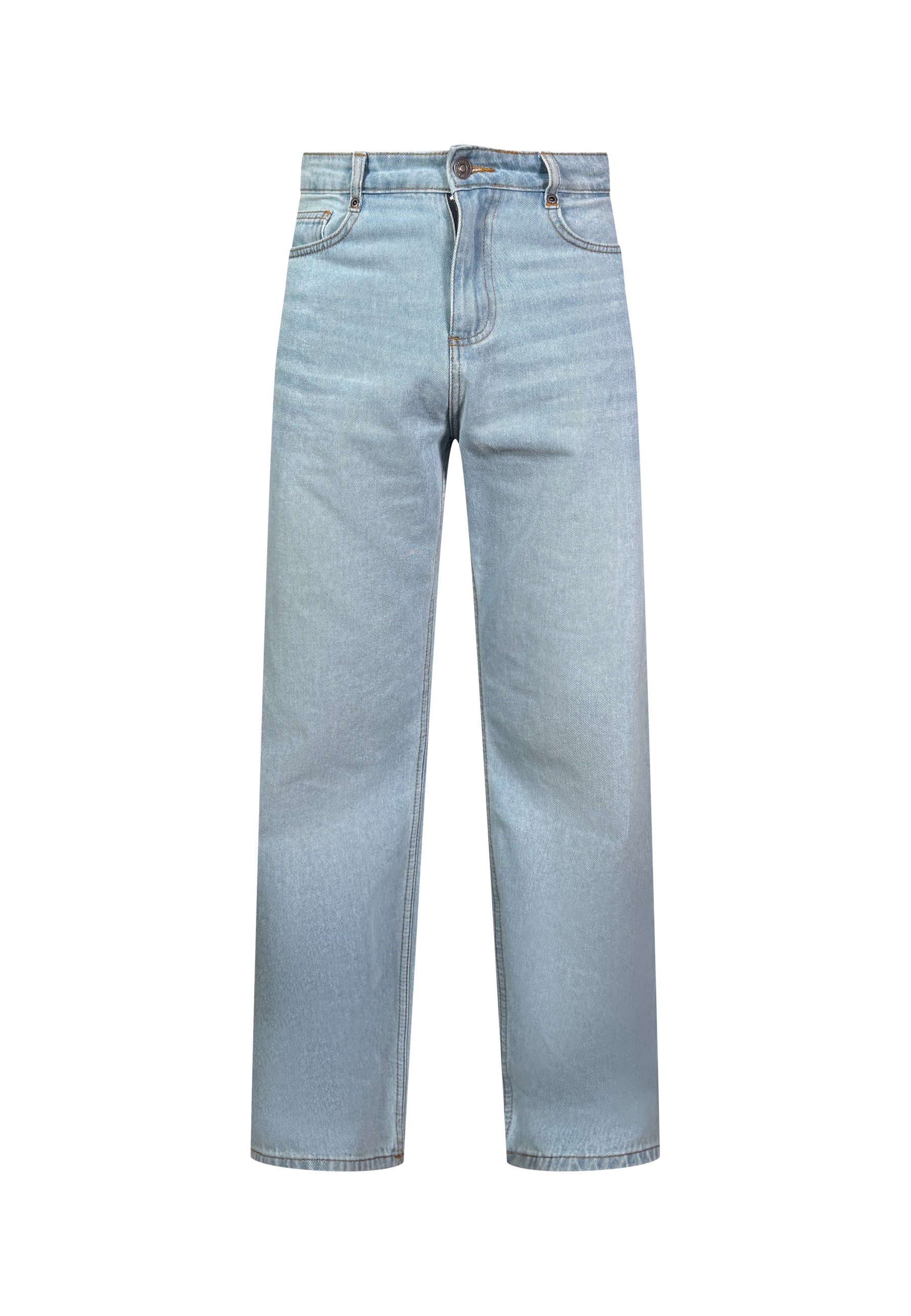 Loose Fit Jeans Washed Light Blue - Image 6