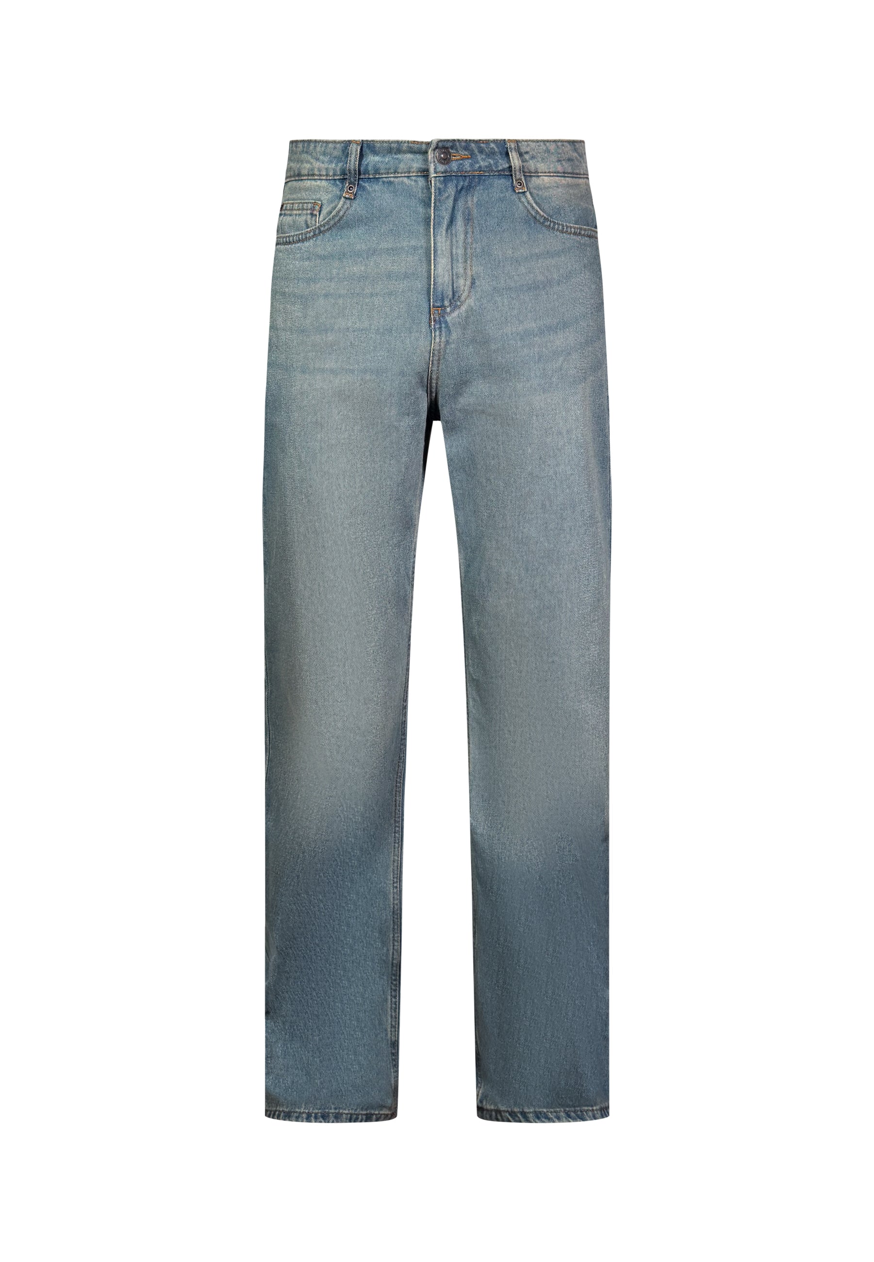 Loose Fit Jeans Washed Vintage Blue - Image 7