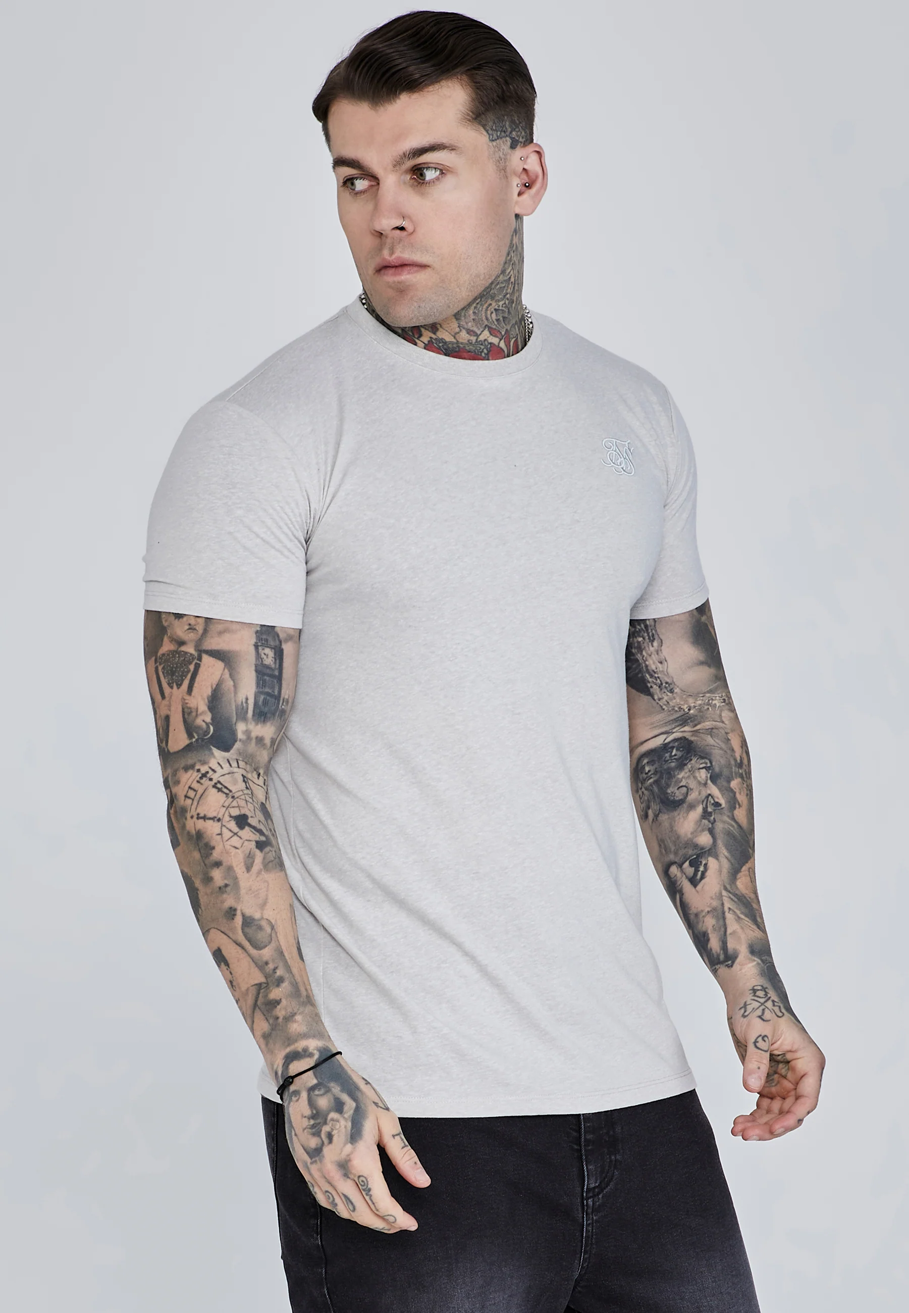Grey Marl Marl T-Shirt