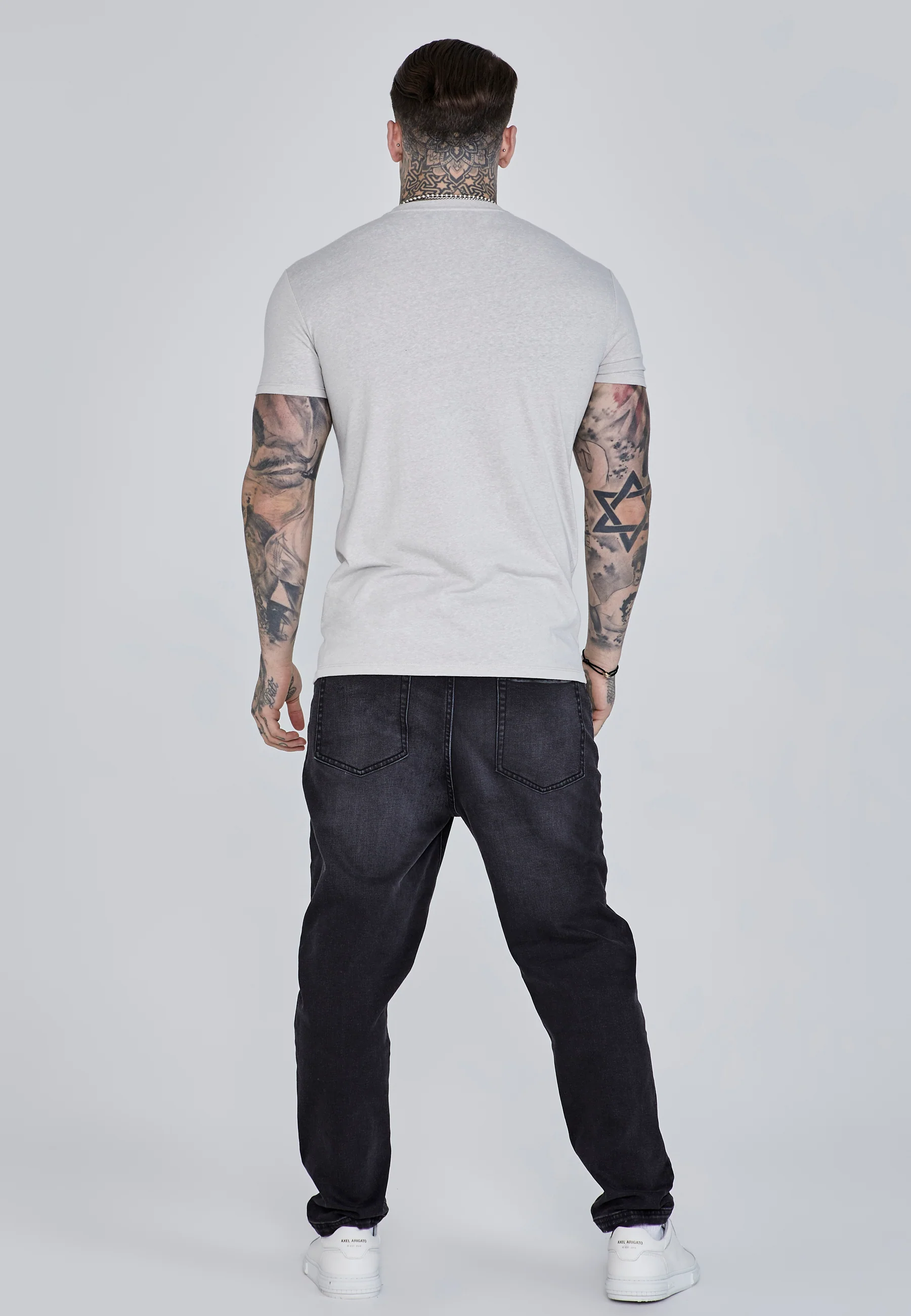 Grey Marl Marl T-Shirt - Image 5