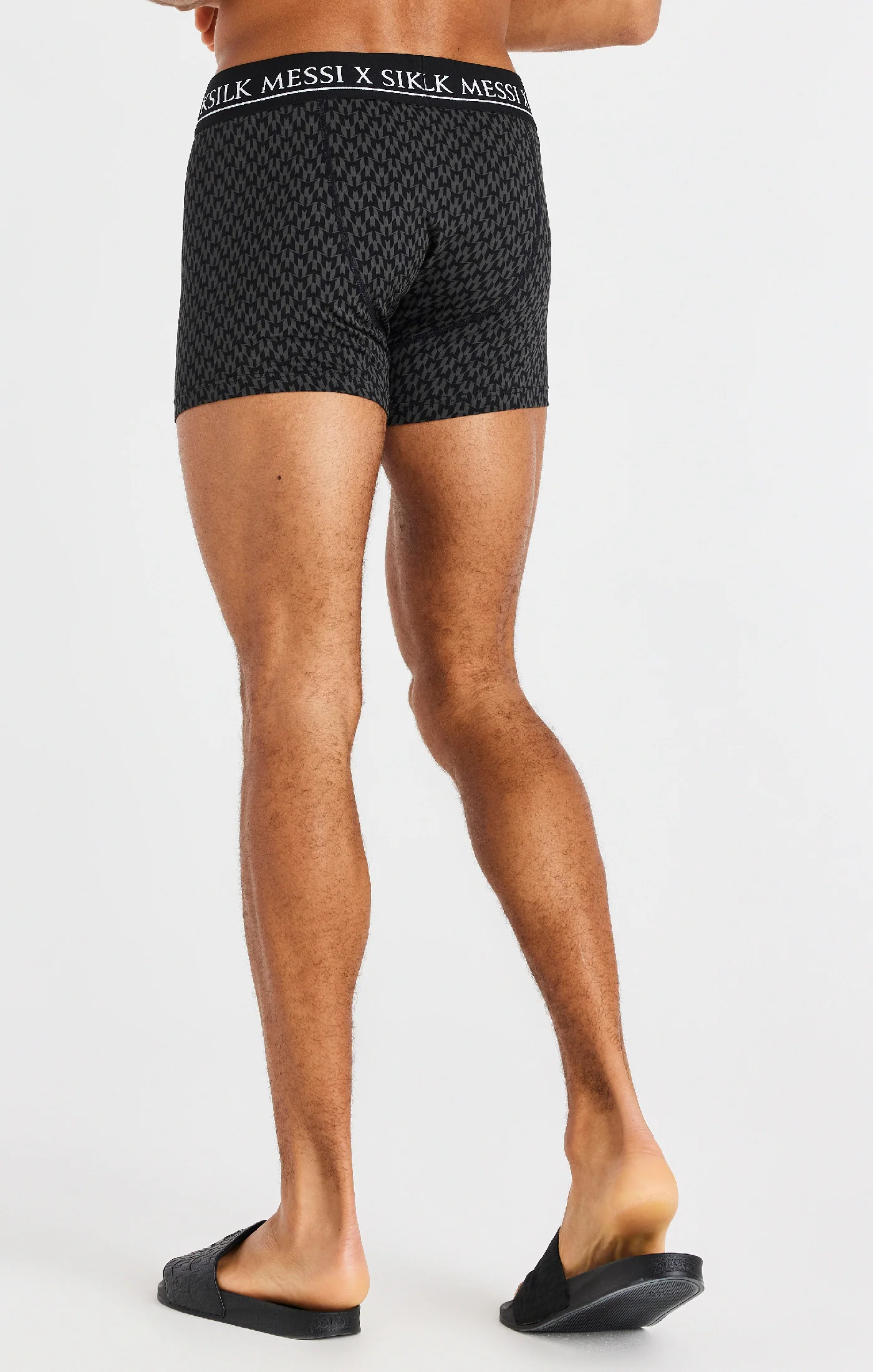 Black, White And Grey Marl Aop 3 Pack Boxers - Image 7