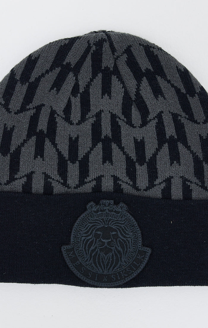 Black Messi x SikSilk Aop Cuff Beanie - Image 2