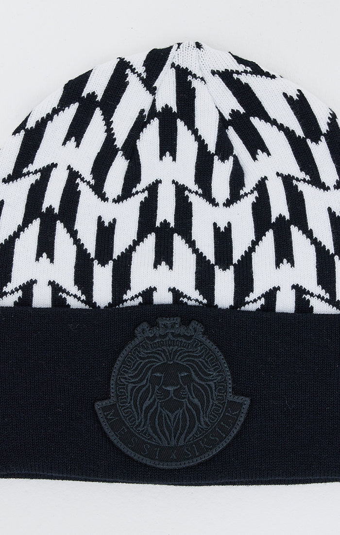 Black Messi x SikSilk Aop Cuff Beanie - Image 2