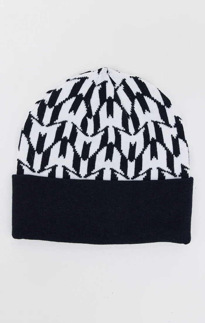 Black Messi x SikSilk Aop Cuff Beanie - Image 3