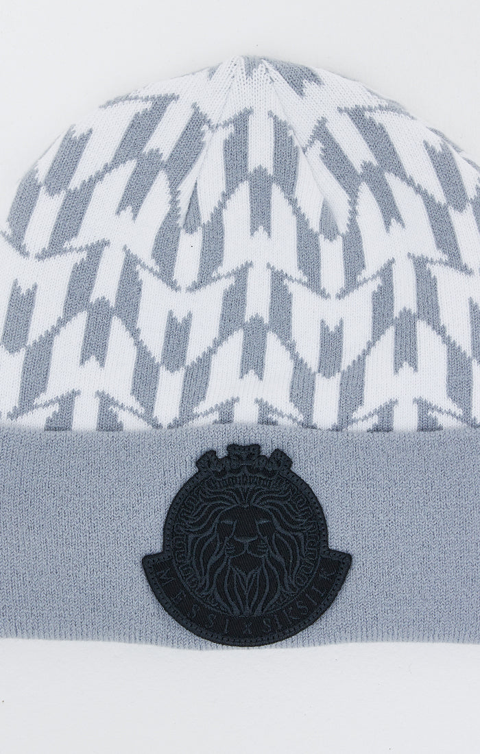 White Messi x SikSilk Aop Cuff Beanie - Image 2