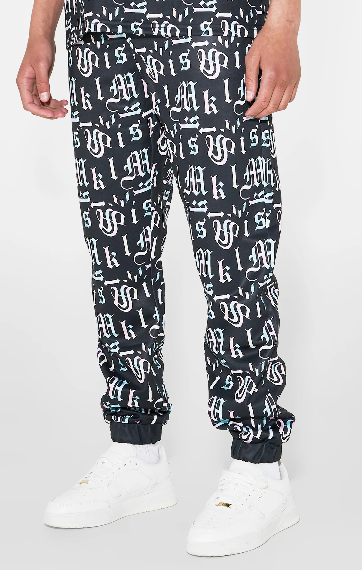 Boys Messi x SikSilk Black Printed Pant - Image 6