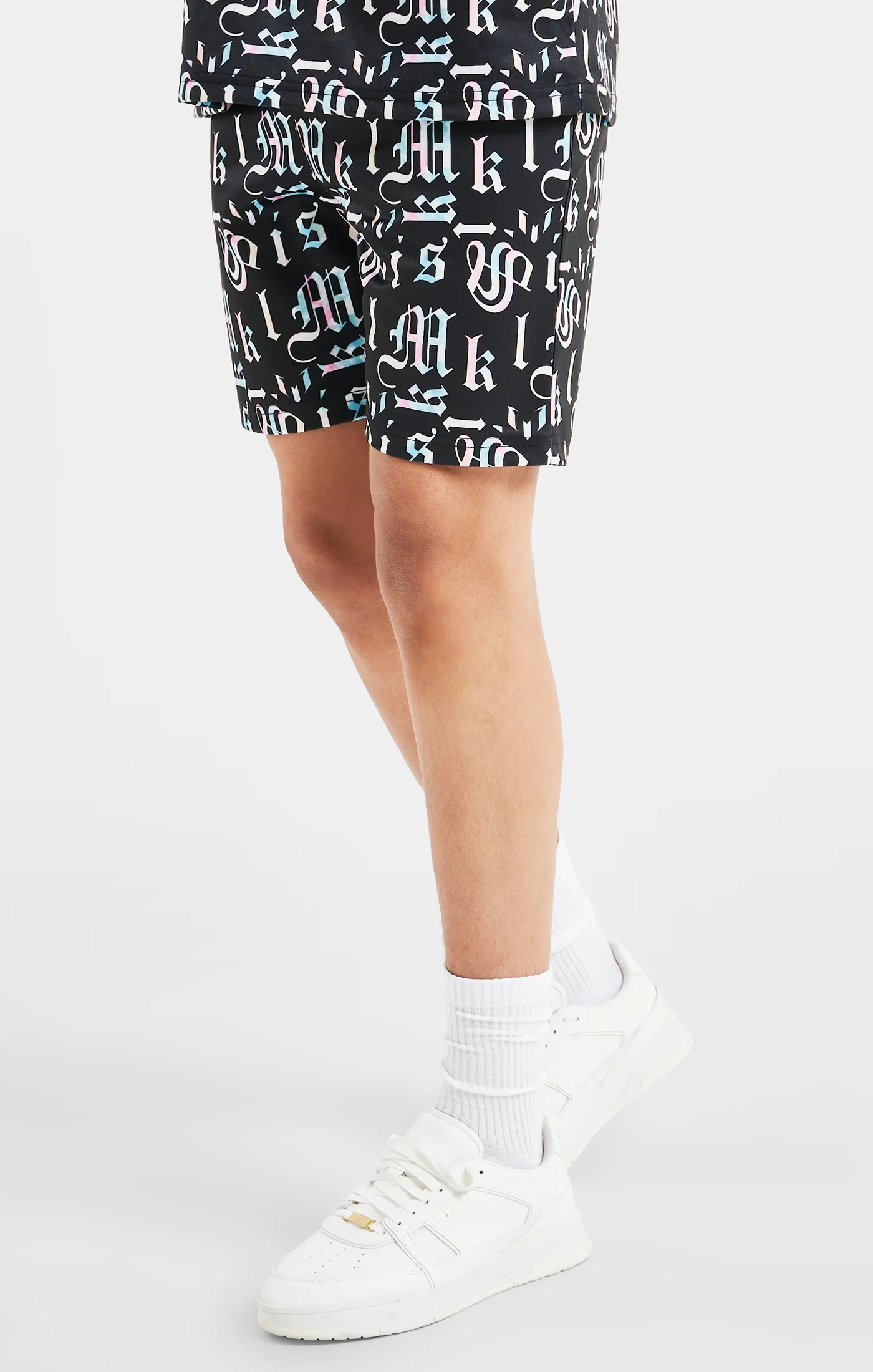 Boys Messi x SikSilk Black Printed Short