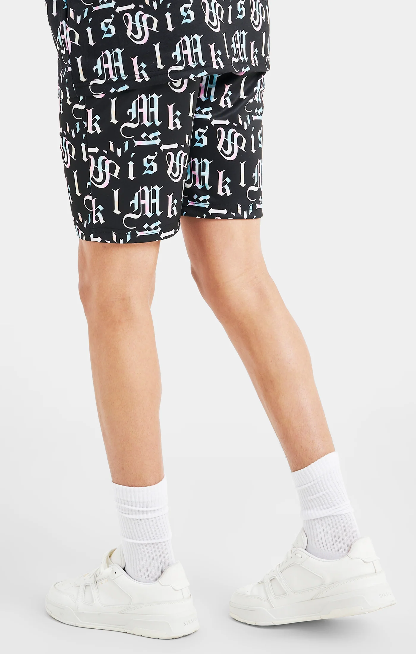 Boys Messi x SikSilk Black Printed Short - Image 2