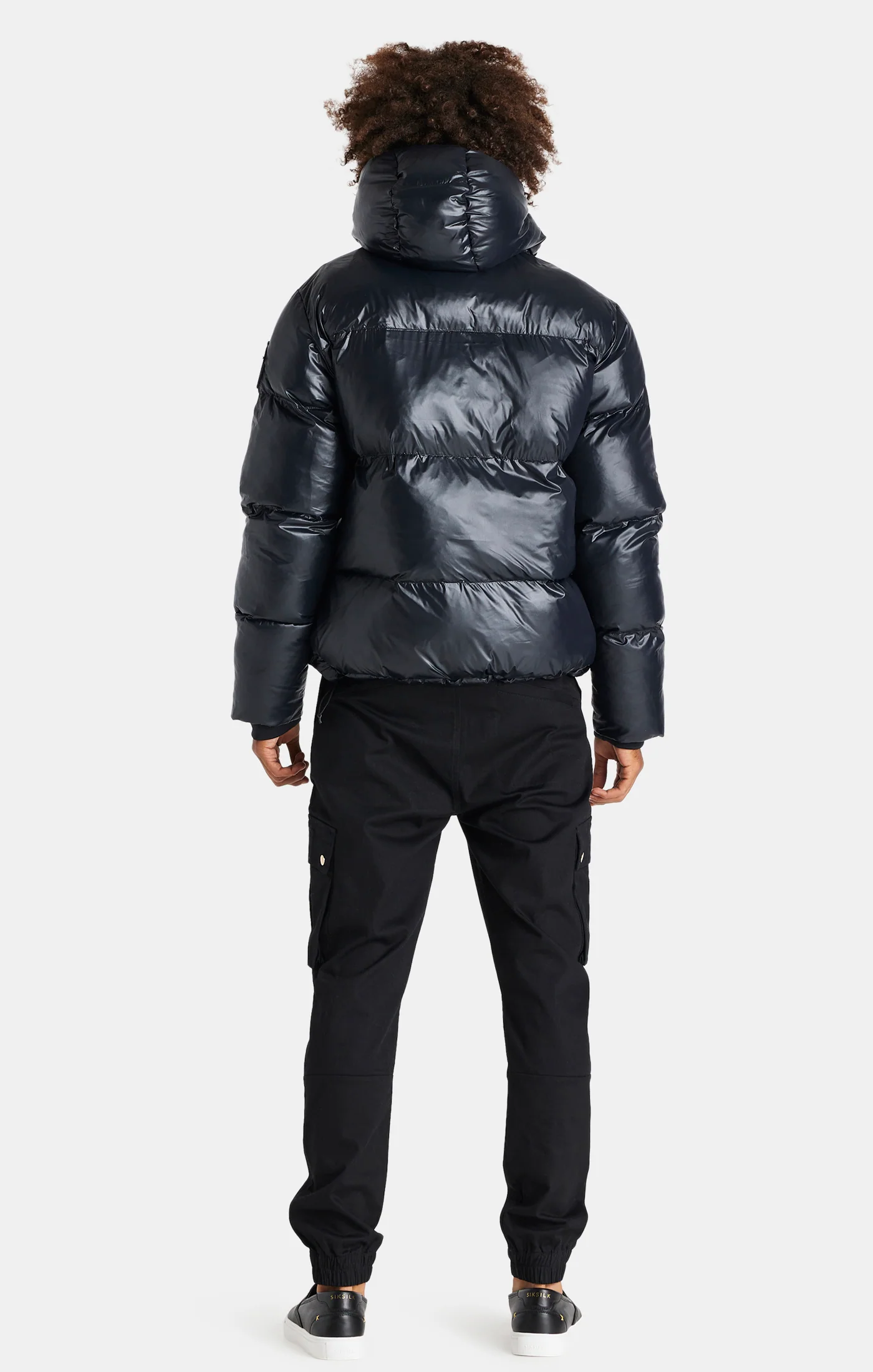 Messi x SikSilk Black Bubble Jacket - Image 5