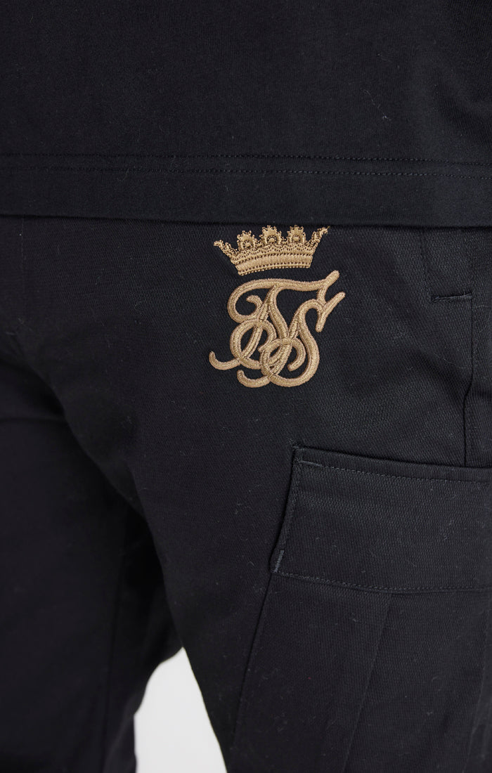 Messi x SikSilk Black Cargo Pant - Image 2