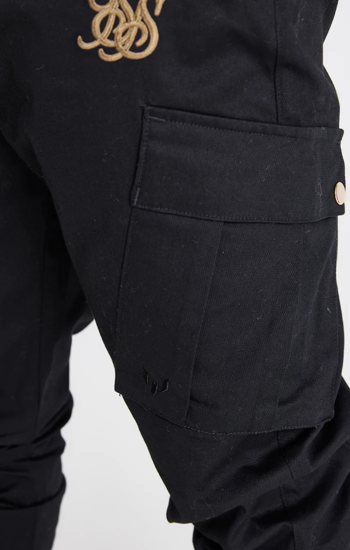 Messi x SikSilk Black Cargo Pant - Image 3