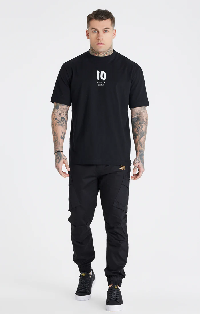 Messi x SikSilk Black Cargo Pant - Image 5