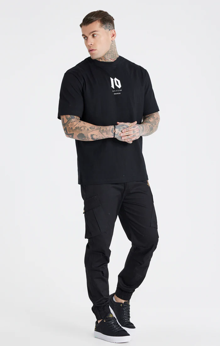 Messi x SikSilk Black Cargo Pant - Image 6