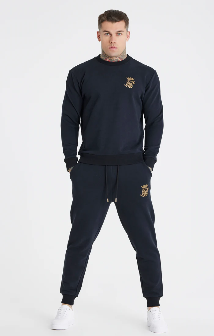 Messi x SikSilk Black Crew Sweatshirt - Image 4