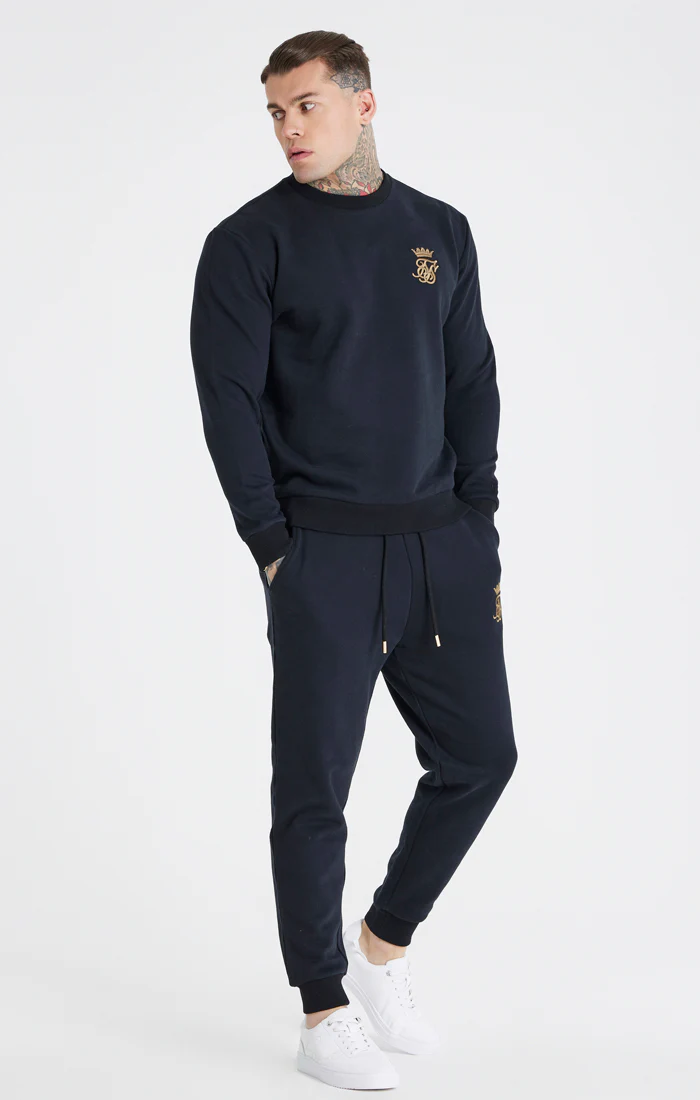 Messi x SikSilk Black Crew Sweatshirt - Image 5
